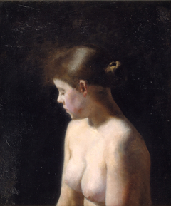 Nude Female Model by Vilhelm Hammershøi