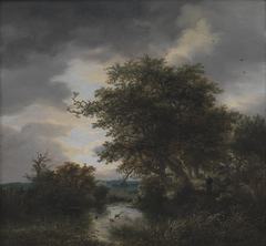 Oak Trees by a Pond by Jacob van Ruisdael