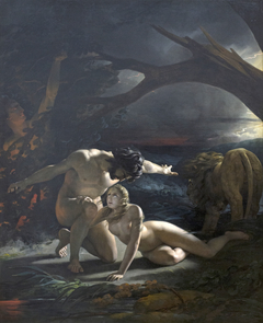 Paradise lost by Claude-Marie Dubufe