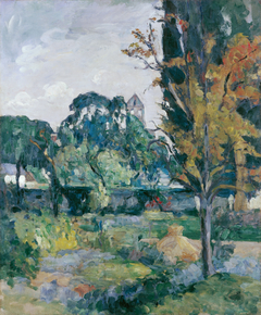 Paysage avec clocher (Landscape with Bell Tower) by Paul Cézanne