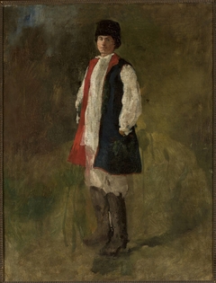 Peasant in the “sukmana” overcoat by Witold Pruszkowski