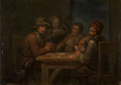 Peasants playing Cards by Aleksander Lauréus