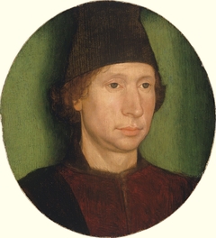 Portrait of a Man in a Black Cap by Hans Memling