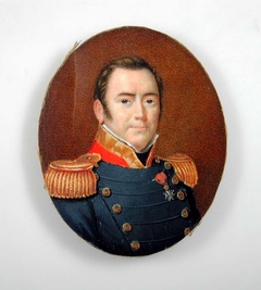 Portrait of an unknown gentleman in uniform by Anonymous