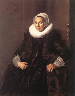 Portrait of Cornelia Claesdr Vooght by Frans Hals