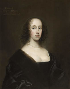 Portrait of Elizabeth Holte née King by Cornelis Janssens van Ceulen