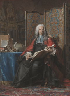 Portrait of Gabriel Bernard de Rieux by Maurice-Quentin de La Tour