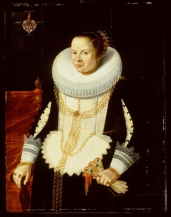 Portrait of Gertrud Kiever, wife of Pieter Ostermaan, 1627 by Gotthardt Wedig