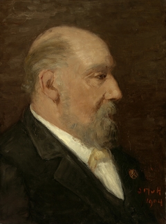 Portrait of H.W. Mesdag by Sina Mesdag-van Houten