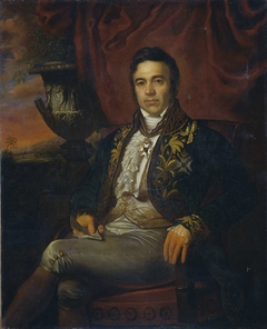 Portrait of Jean Chrétien Baud, Governor-General ad interim of the Dutch East Indies by Raden Sarief Bastaman Saleh