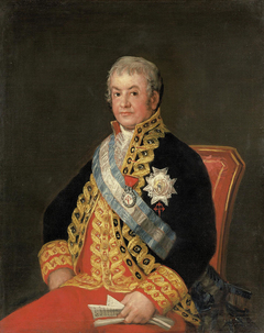 Portrait of José Antonio Marqués de Caballero by Francisco de Goya