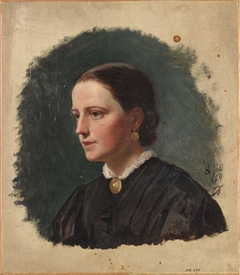 Portrait of Mrs. Duus by Adolph Tidemand