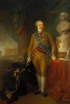 Portrait of Prince A.B.Kurakin by Vladimir Borovikovsky