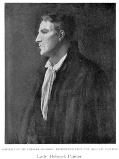 Portrait of  Sir Charles Holroyd by Fanny Holroyd