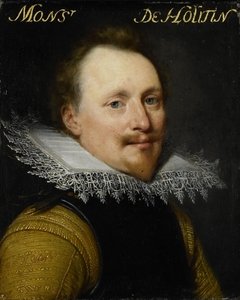 Portrait of Willem de Zoete de Laeke (?-1637), Lord of Hautain by Jan van Ravesteyn