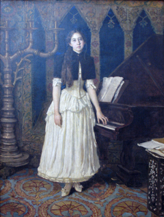 Portrait von E.A. Prakhova by Viktor Vasnetsov