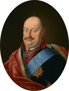 Portret Karola Radziwiłła "Panie Kochanku", wojewody wileńskiego (1734-1790) (uproszczona kopia portretu wykonanego przez K. Aleksandrowicza) by Anonymous