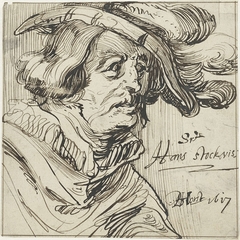 Portret van Hans Stockvis by Jan Philipsz. van Bouckhorst