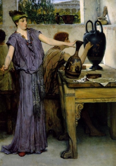 Pottery Painting by Lawrence Alma-Tadema