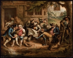 Rip Van Winkle and His Companions at the Inn Door of Nicholas Vedder by John Quidor