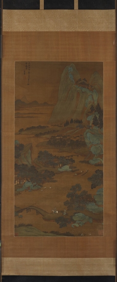 River in Mountains, Yuan tradition by Zhao Mengfu