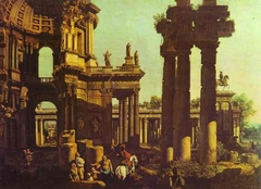 Ruins of a Temple by Bernardo Bellotto