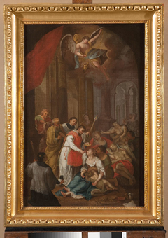 Saint Charles Borromeo attending to the ill by Franciszek Smuglewicz