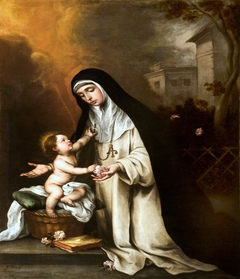 Saint Rose of Lima (1586-1618) by studio of Bartolomé Esteban Murillo