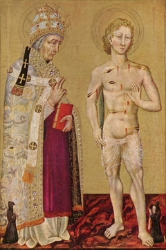 Saints Fabian and Sebastian by Giovanni di Paolo