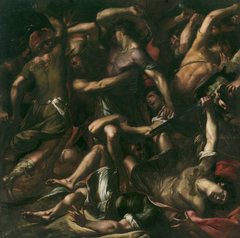 Samson and the Philistines by Giulio Cesare Procaccini