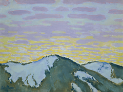 Schneeberg am Abend by Koloman Moser