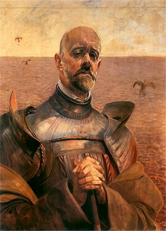 Self-portrait in an armour by Jacek Malczewski