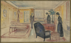 Set Design for Henrik Ibsen's "Ghosts" by Edvard Munch