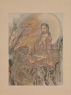 Shakyamuni Conquering the Demons (Shaka Gōma-zu) by Kawanabe Kyōsai