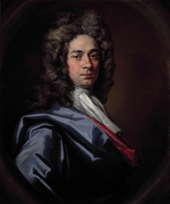 Sir John Baptiste de Medina, 1659 - 1710. Portrait painter (Self-portrait) by John Baptist Medina