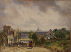 Sir Richard Steele's Cottage, Hampstead by John Constable