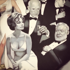 Sophia Loren, Pablo Picasso, Ernest Hemingway by Fernando Vicente