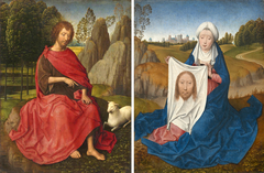 St John the Baptist and Veronica Diptych by Hans Memling