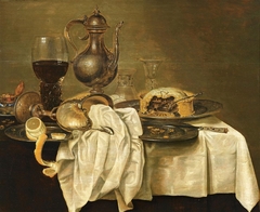 Still Life with a Rummer and Pie by Willem Claesz Heda