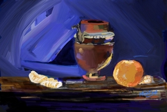 Still Life with Copper and Orange by Michael Anthony Milton