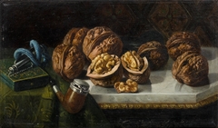 Still Life with Walnuts and Meerschaum by José Felipe Parra