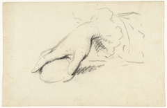 Studie van een hand by George van der Mijn