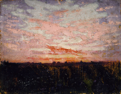 Sunrise or Sunset, study for book, Concealing Coloration in the Animal Kingdom by Abbott Handerson Thayer