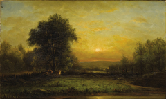 Sunset - Little Miami Valley by Charles Wilson Knapp