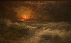 Sunset over the Sea by George Inness