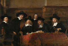 Syndics of the Drapers' Guild by Rembrandt