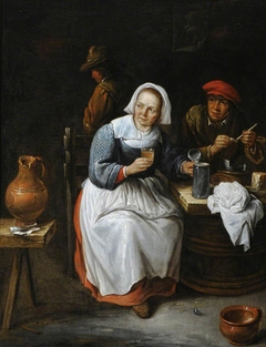 Tavern Scene by style of David Ryckaert III