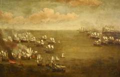 The Battle of the Texel, 11-21 August 1673 by Willem van de Velde the Elder