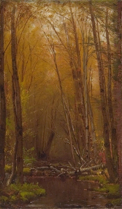 The Birches of the Catskills by Worthington Whittredge