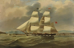 The brig Jansen by George Renwick Barr